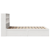 Bed Frame without Mattress White 120x190 cm Small Double Solid Wood Pine 3323474