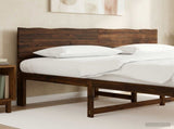 Live Edge Headboard ROSTOCK Dark Brown 200 cm Solid Acacia Wood 903212