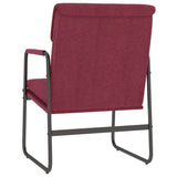 Lounge Chair Wine Red 55x64x80 cm Fabric 351345