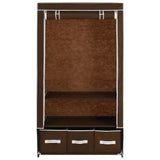 Wardrobe Brown 87x49x159 cm Fabric 282458