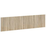 Wall-Mounted Headboard HOORN Sonoma Oak Engineered Wood 897367