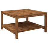 Coffee Table Natural 80.5 x 80 x 45 cm Solid Acacia Wood 901390