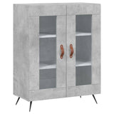 Highboard Concrete Grey 69,5x34x180 cm Engineered Wood 3195711