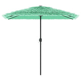 Garden Parasol with Steel Pole Green 248x248x248 cm 4005091