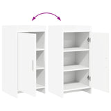 Sideboard White 40 x 36 x 80 cm Engineered Wood 8011051