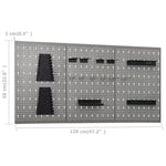 Workbench with Three Wall Panels 3053428