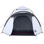 ZNTS Camping Tent Dome 3-Person White Blackout Fabric Quick Release 4004229