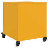 Bedside Cabinets 2 pcs Mustard Yellow 36x39x43.5 cm Steel 846711