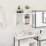 Bathroom Wall Cabinet White 60x25x40 cm Engineered Wood 860067