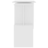 Corner Desk White 200x50x76 cm Engineered Wood 801098