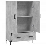 Highboard Concrete Grey 69.5x31x115 cm Engineered Wood 828240