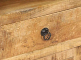 Highboard 45x32x110 cm Rough Mango Wood 320464