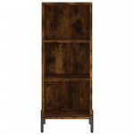Highboard Smoked Oak 34.5x34x180 cm Engineered Wood 3199374