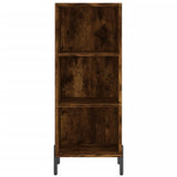 Highboard Smoked Oak 34.5x34x180 cm Engineered Wood 3199374