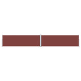 Retractable Side Awning Brown 160x1000 cm 318033