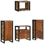 Bathroom Furniture Set 4 pcs Multicolour Solid Reclaimed Wood 3305669