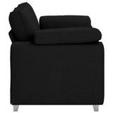 Sofa Black 160 x 77 x 82 cm Fabric 4105219