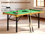 4FT Mini Folding Pool Billiards Table T3398P425071