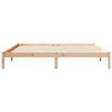 Extra Long Bed Frame without Mattress 180x210 cm Solid Wood Pine 852410