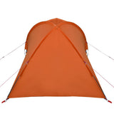 Camping Tent Dome 2-Person Grey and Orange Waterproof 94341