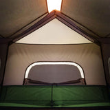 Family Tent with LED 6-Person Light Green Quick Release 94308