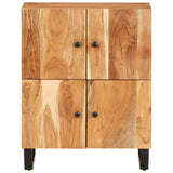 Sideboard with 4 Doors 60x33x75 cm Solid Wood Acacia 352918