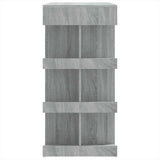Bar Table with Storage Rack Grey Sonoma 100x50x101.5 cm 812961
