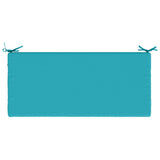 2-Piece Bench Cushions SOEST 2 pcs 100% Polyester Turquoise 949309