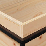 ZNTS Garden Planter 60x40x50 cm Solid Wood Pine 847023