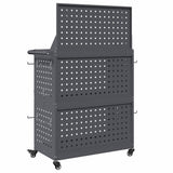 Tool Trolley Anthracite 65 x 35 x 111 cm Cold-rolled Steel 874555