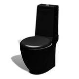 Black Ceramic Toilet & Bidet Set 270567