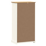Bookcase VIGO White 60x35x114.5 cm Solid Wood Pine 353185