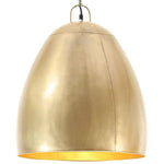 Industrial Hanging Lamp 25 W Brass Round 42 cm E27 320556