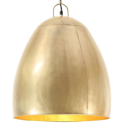 Industrial Hanging Lamp 25 W Brass Round 42 cm E27 320556