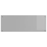 Kitchen Backsplash Light Grey 110 x 40 cm Tempered Glass 42001304