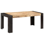 ZNTS Dining Table 180x90x76 cm Solid Mango Wood 3060201