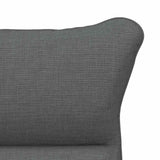 Armchair Dark Grey 69 x 74 x 93 cm Fabric 42001866