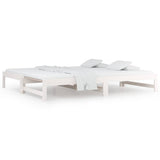 Pull-out Day Bed without Mattress White 2x cm 820433