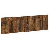Wall-Mounted Headboard ALKMAAR Smoked Oak Engineered Wood 896280