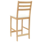 Dining Chairs 2 pcs Natural 40 x 47.5 x 99.5 cm 42020473