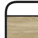 Bed Frame Without Mattress 90x200 cm Sonoma Oak Engineered Wood 4100269