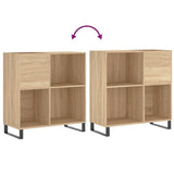 Record Cabinet Sonoma Oak 84.5x38x89 cm Engineered Wood 831783