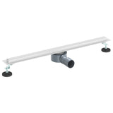 360&deg Shower Drain with Slim Model Silver 70 cm 42015987