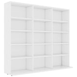 CD Cabinet White 100x23x89.5 cm Engineered Wood 801787
