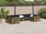 6 Piece Garden Sofa Set Impregnated Wood Pine 3299606