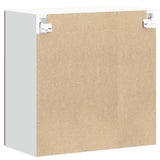 Kitchen Wall Cabinet with Glass Door Lucca Sonoma Oak Engineered Wood 853910