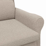 Armchair Light grey 76 x 94 x 102 cm Sharpa Fabric 42009851