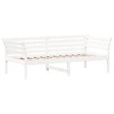 Day Bed without Mattress White 90x200 cm Solid Wood Pine 842871