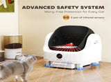 Self Cleaning Cat Litter Tray Top Opening Design, Automatic Litter Box More Space with Integrated T3398P548731