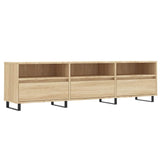 TV Cabinet Sonoma Oak 150x30x44.5 cm Engineered Wood 831303